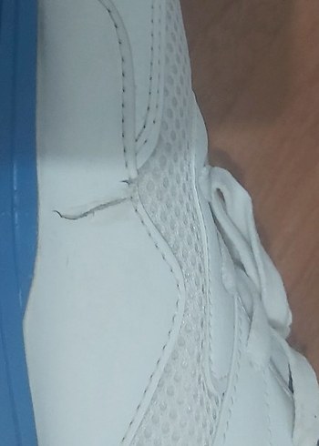 Beyaz Bağcıklı Spor Erkek Sneakers - Görsel 5