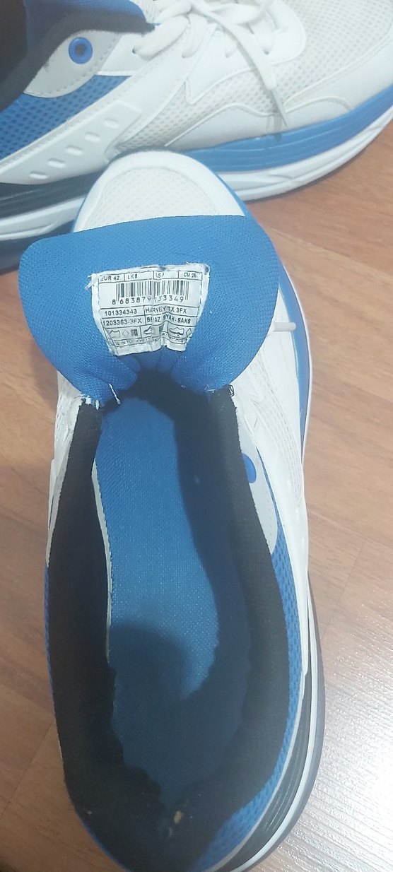 Beyaz Bağcıklı Spor Erkek Sneakers - Görsel 4