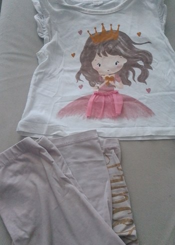 Kız Çocuk Pembe Fırfırlı Tişört - Görsel 2