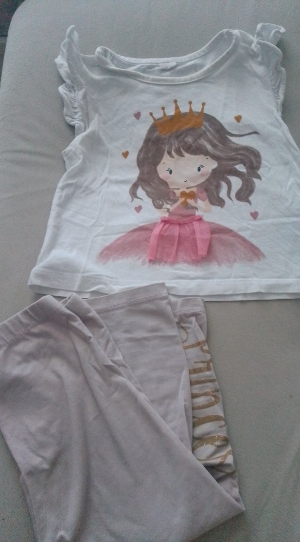 Kız Çocuk Pembe Fırfırlı Tişört - Görsel 2