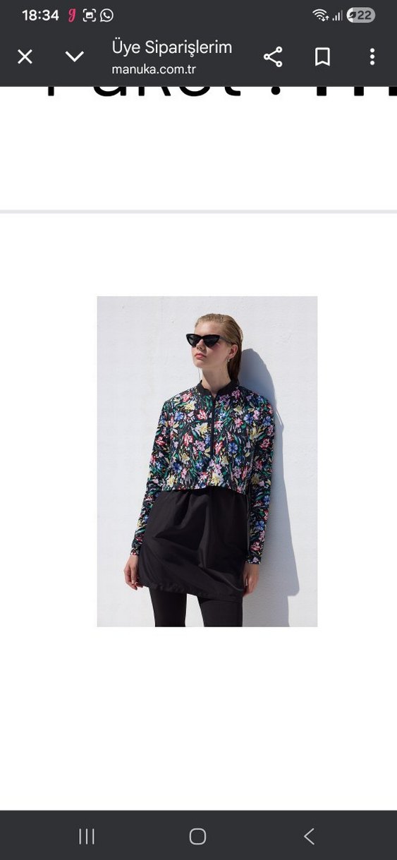 Manuka Çiçek Desenli Haşema - Görsel 2