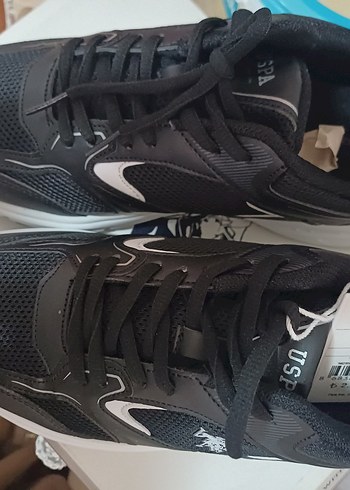 U.S. Polo Siyah Kadın Spor Ayakkabı - Görsel 4