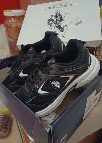 U.S. Polo Siyah Kadın Spor Ayakkabı - Görsel 5