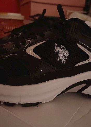 U.S. Polo Siyah Kadın Spor Ayakkabı - Görsel 2