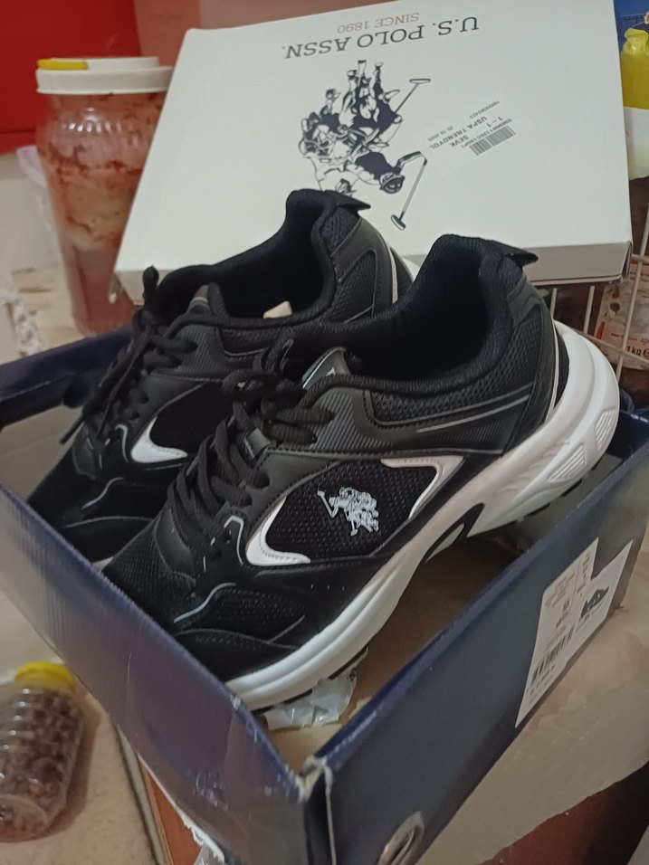 U.S. Polo Siyah Kadın Spor Ayakkabı - Görsel 5