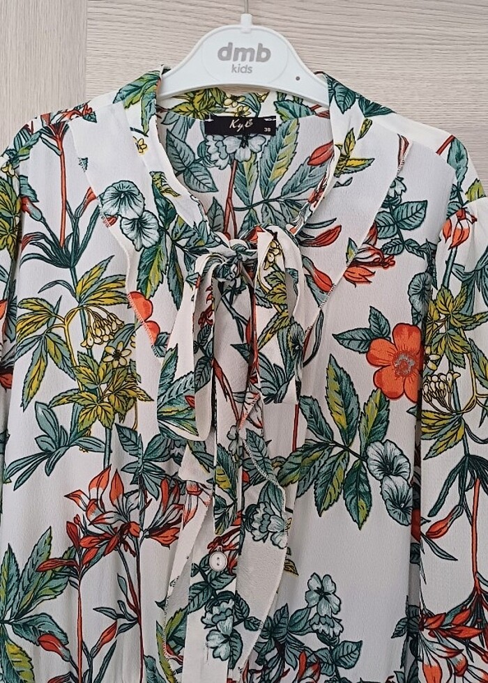 Desenli Yazlık Elbise - Görsel 4