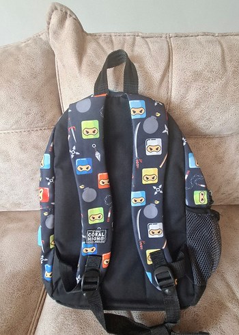 Coral High Ninja Baskılı Erkek Çocuk Okul Çanta Seti - Görsel 5