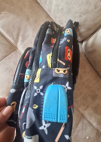 Coral High Ninja Baskılı Erkek Çocuk Okul Çanta Seti - Görsel 7