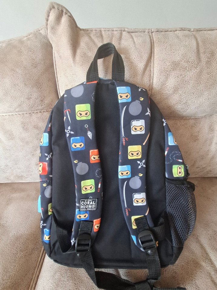 Coral High Ninja Baskılı Erkek Çocuk Okul Çanta Seti - Görsel 5