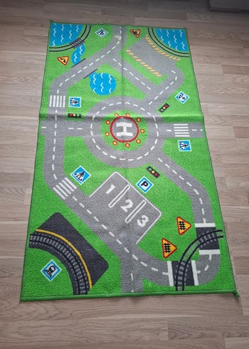Renkli Oyun Halısı trafik halısı,oyun halısı, arabalı halı