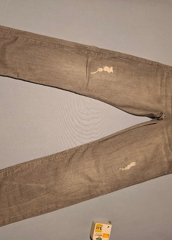 Erkek çocuk gri Denim Pantolon, Yırtık Detaylı