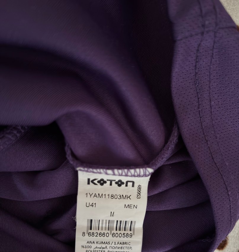 Mor Erkek Kolsuz Street Wear Jersey - Görsel 4