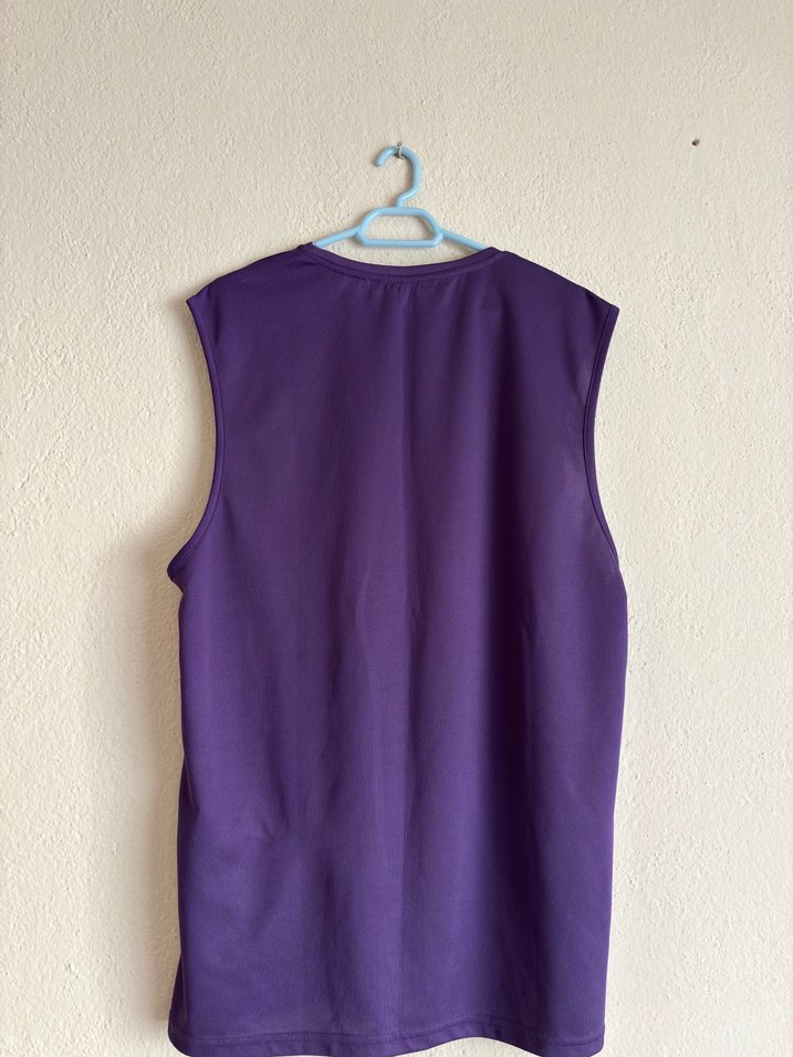 Mor Erkek Kolsuz Street Wear Jersey - Görsel 3