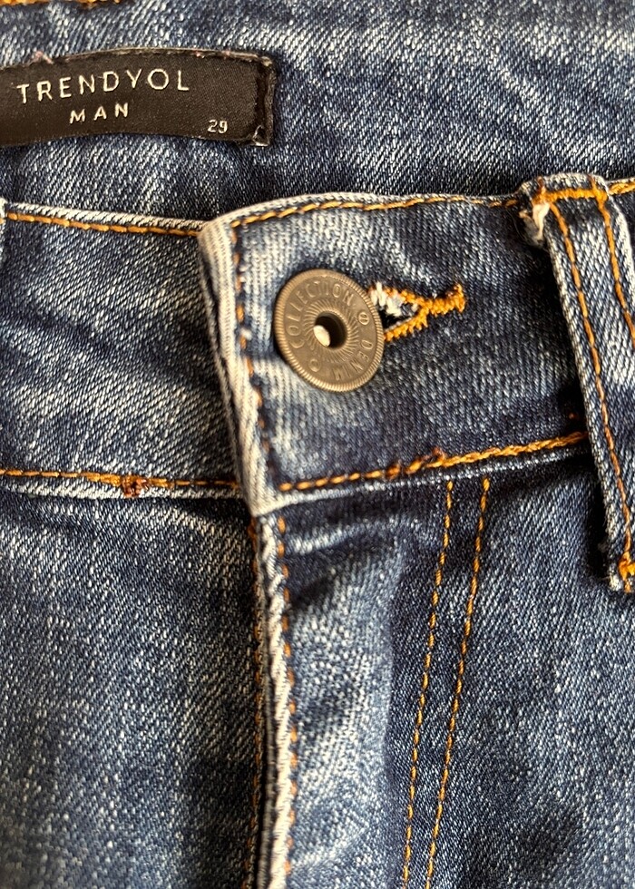 Erkek kot şort - Görsel 3