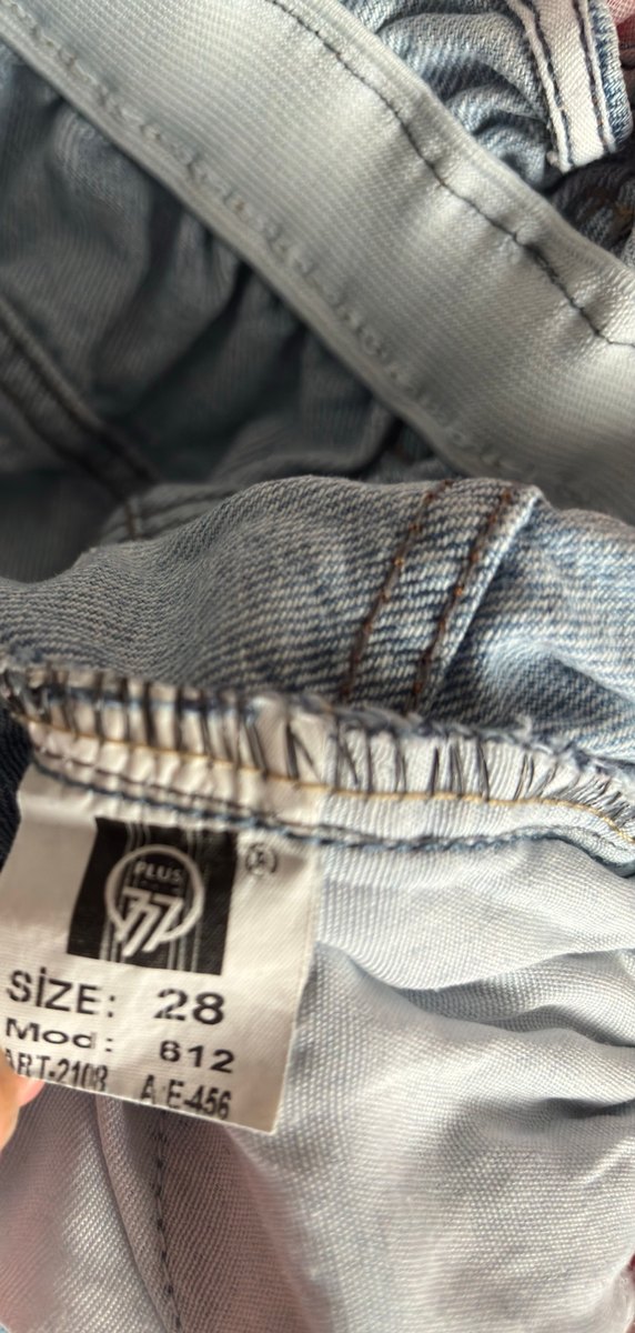 Düğmeli Mavi Kadın Denim Pantolon - Görsel 3