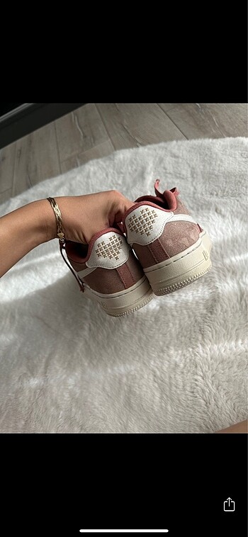 36,5 Beden pembe Renk Nike air force 1