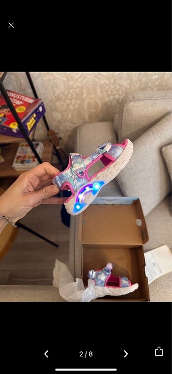 Skechers Skechers kız ışıklı sandalet