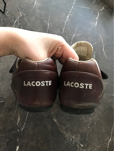 42 Beden Lacoste erkek deri ayakkabı