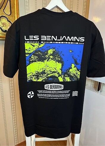 Les Benjamins baskılı tişört 