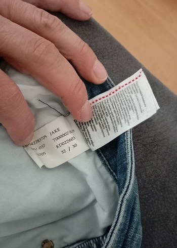 Erkek Mavi Kot Pantolon Regular Fit - Görsel 4