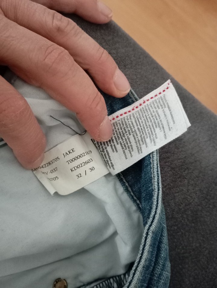 Erkek Mavi Kot Pantolon Regular Fit - Görsel 4