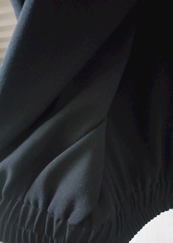 Beli Lastikli Kadın Kumaş Pantolon Kırışmaz Kumaş - Görsel 3