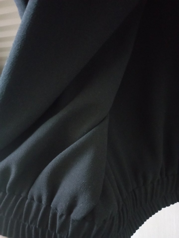 Beli Lastikli Kadın Kumaş Pantolon Kırışmaz Kumaş - Görsel 3