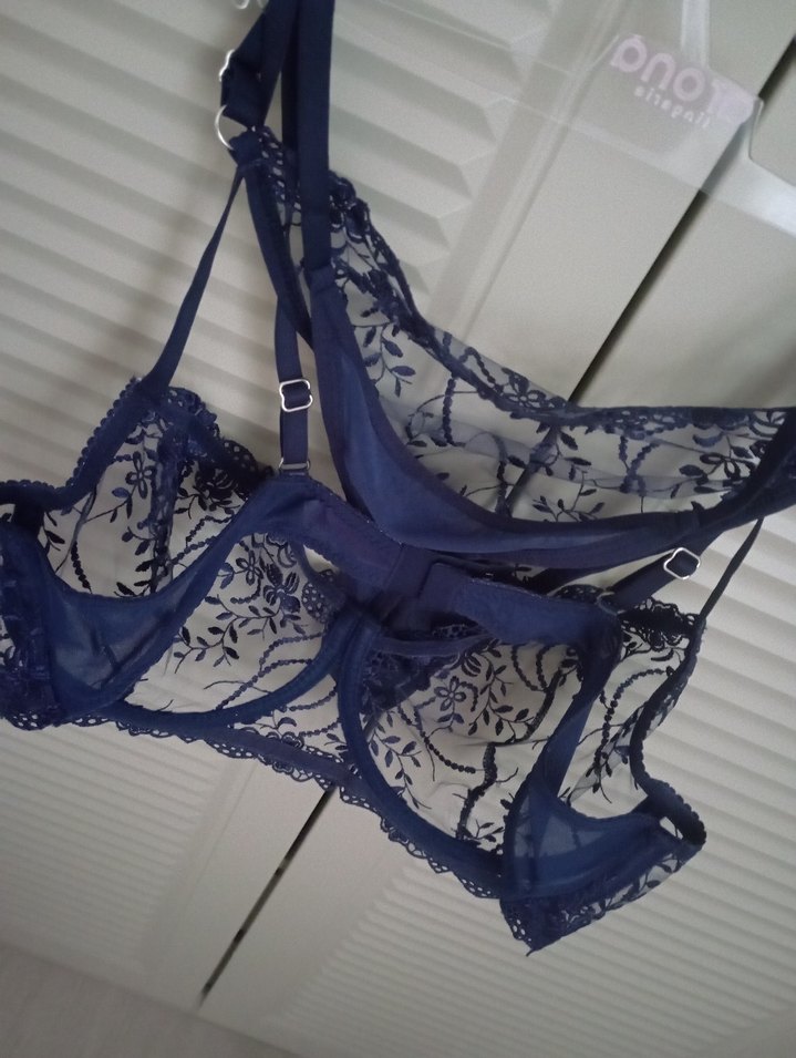 Lacivert Gotik Sütyen Takımı - Görsel 2