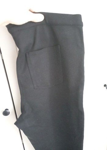 Siyah Pantolon Şeklinde Tayt - Görsel 5