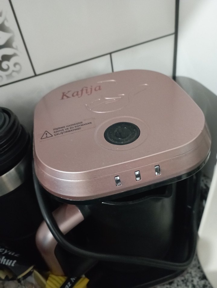 Pembe Türk Kahvesi Makinesi - Görsel 2