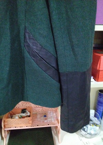 xl Beden Yeşil Düğmeli Kadın Blazer Ceket