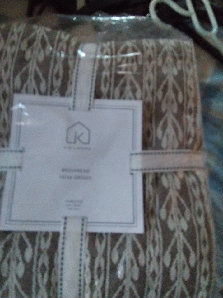 Bej Baskılı Çağdaş yatak örtüsü - Görsel 4