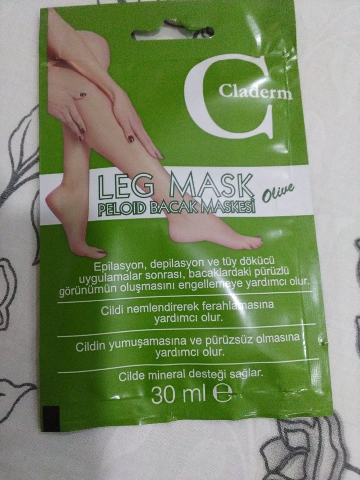 Claderm Zeytin Özlü Bacak Peeling Maskesi 30 ml - Görsel 5