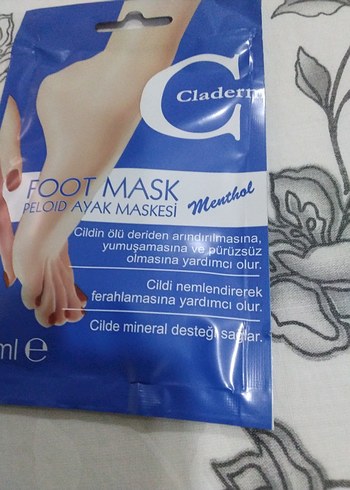Claderm Mentollü Ayak Maskesi 30 ml - Görsel 5