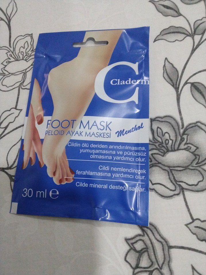 Claderm Mentollü Ayak Maskesi 30 ml - Görsel 2
