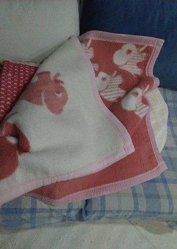Pembe Baskılı Çocuk Battaniyesi - Görsel 6