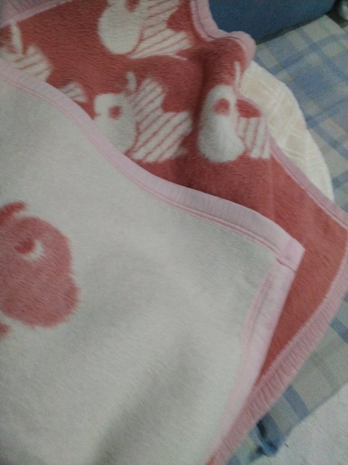 Pembe Baskılı Çocuk Battaniyesi - Görsel 5