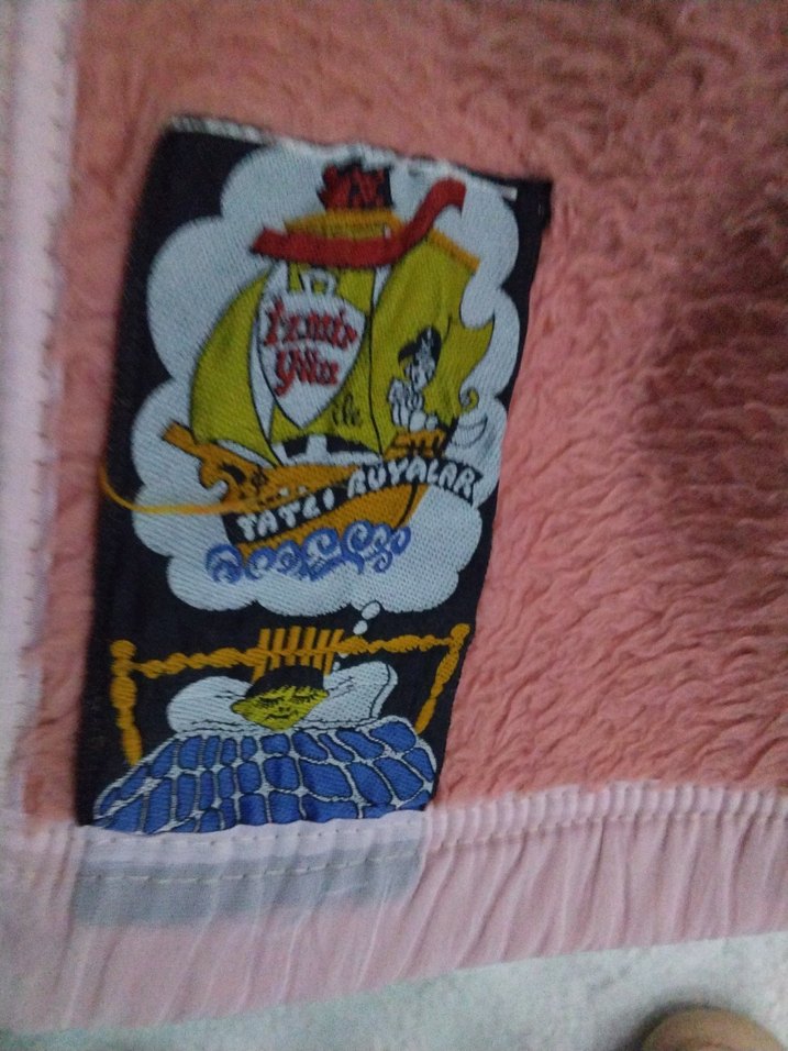 Pembe Baskılı Çocuk Battaniyesi - Görsel 4