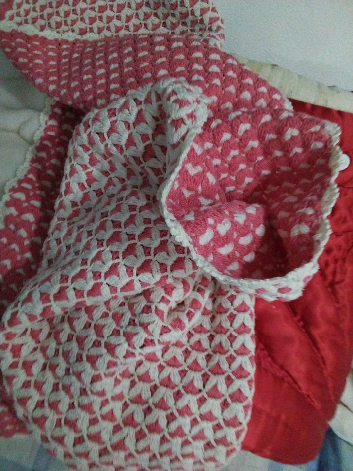 Pembe Örgü Çocuk Battaniyesi - Görsel 2