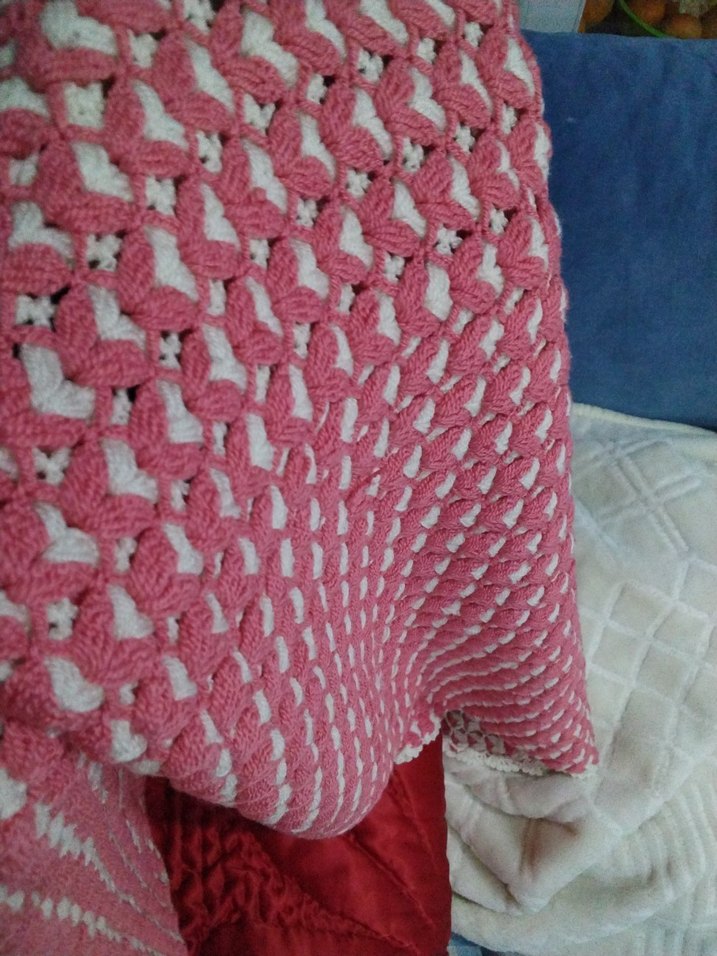 Pembe Örgü Çocuk Battaniyesi - Görsel 5