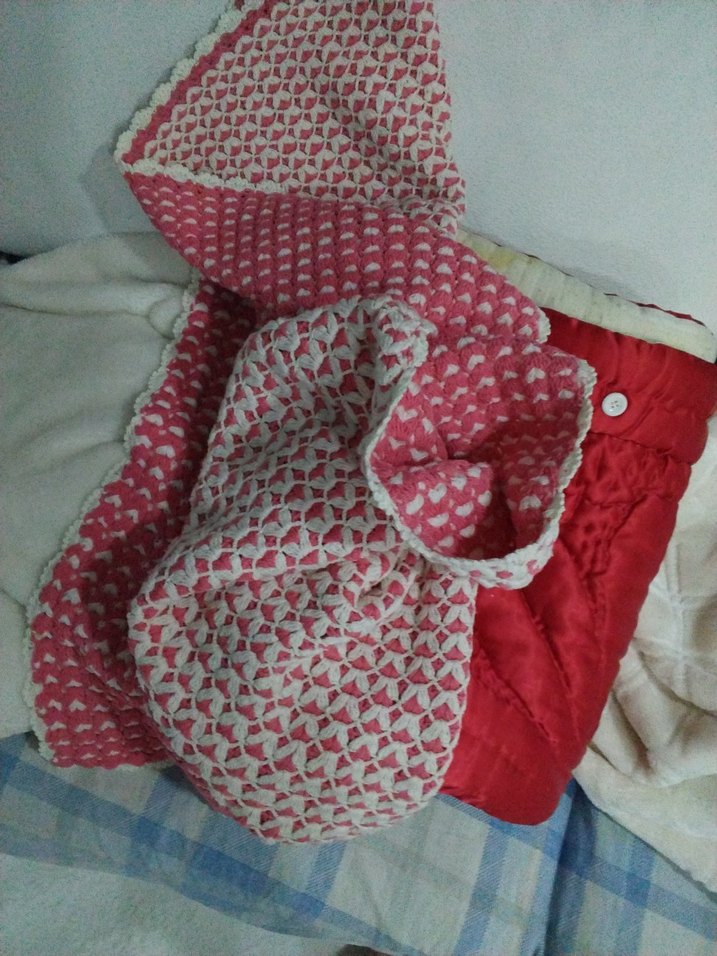 Pembe Örgü Çocuk Battaniyesi - Görsel 4