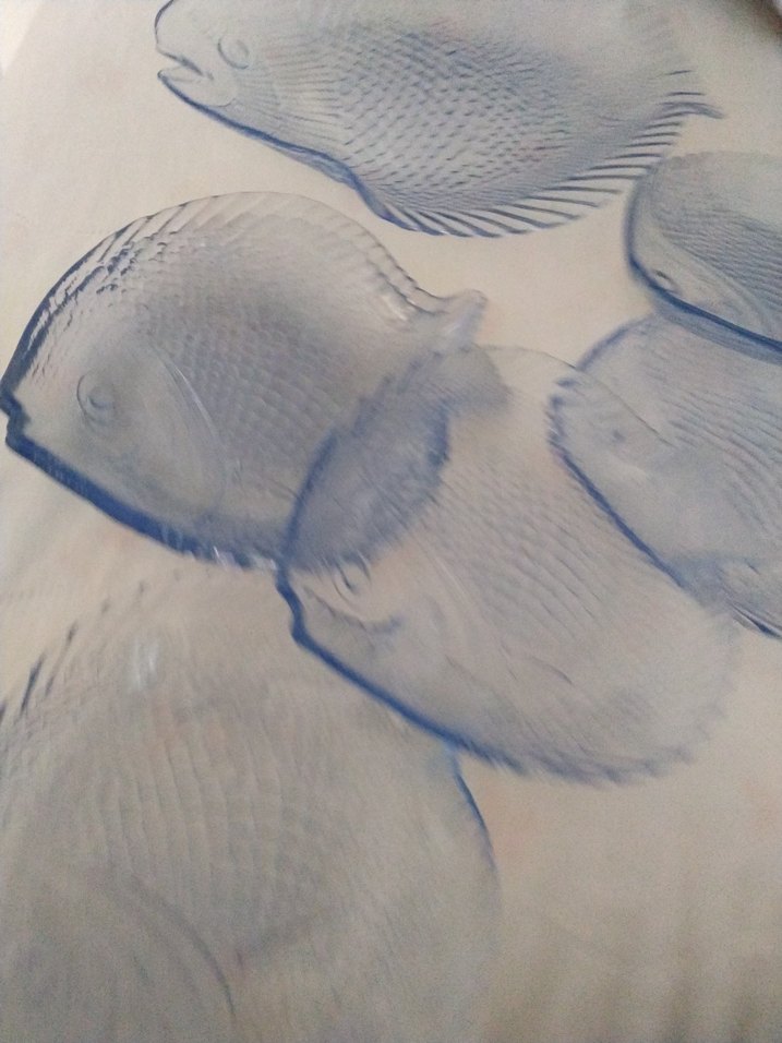 Mavi Balık Desenli Tabak Seti - Görsel 2