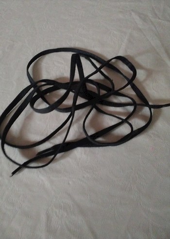 Minimalist Siyah Goth Erkek Ayakkabı Bağcığı - Görsel 3