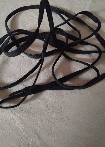 Minimalist Siyah Goth Erkek Ayakkabı Bağcığı - Görsel 5