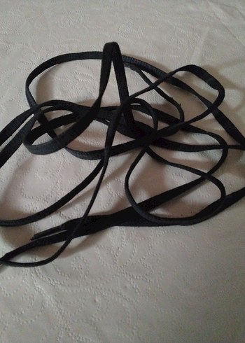 Minimalist Siyah Goth Erkek Ayakkabı Bağcığı - Görsel 7