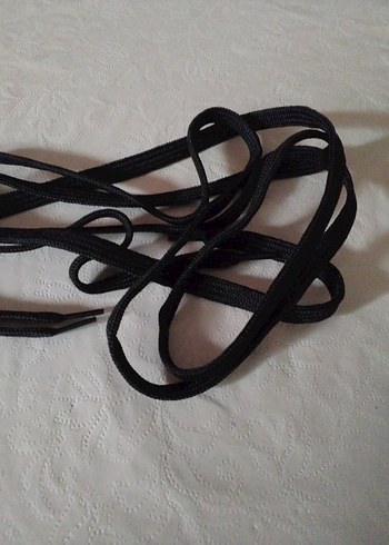 Siyah Gotik Erkek Ayakkabı Bağcığı - Görsel 7