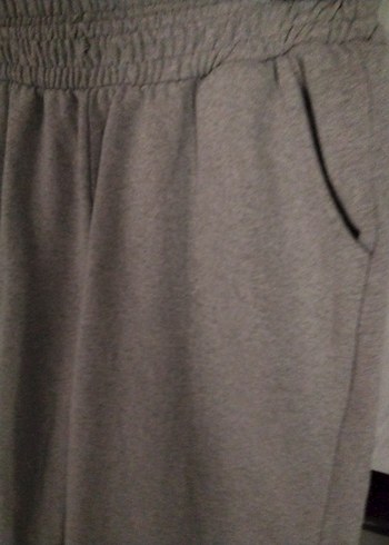 Gri Rahat Kesim Kadın Eşofman Altı - Görsel 8