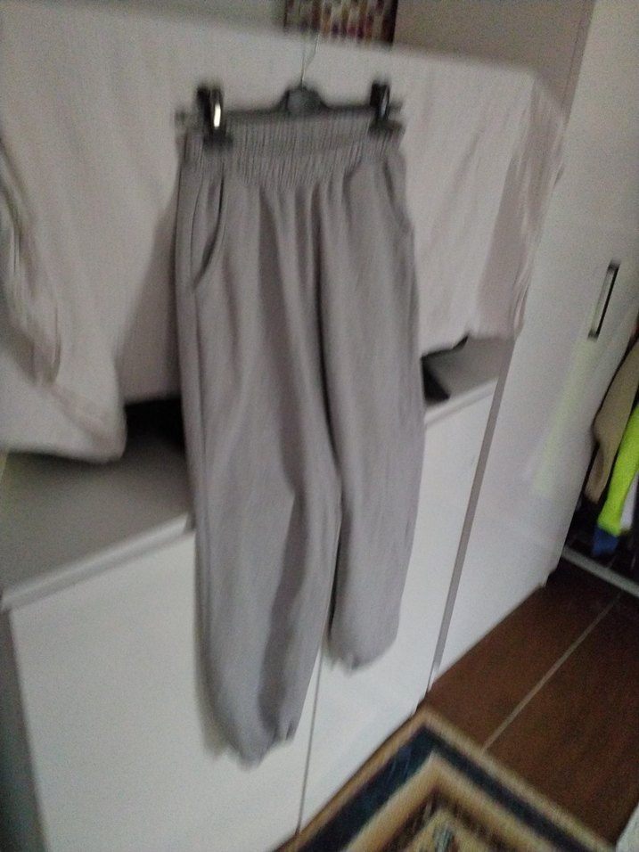 Gri Rahat Kesim Kadın Eşofman Altı - Görsel 2