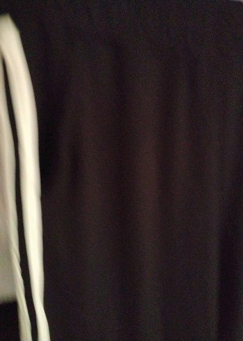 Siyah Çizgili Kadın Spor Pantolonu - Görsel 5