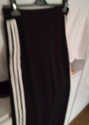 Siyah Çizgili Kadın Spor Pantolonu - Görsel 6